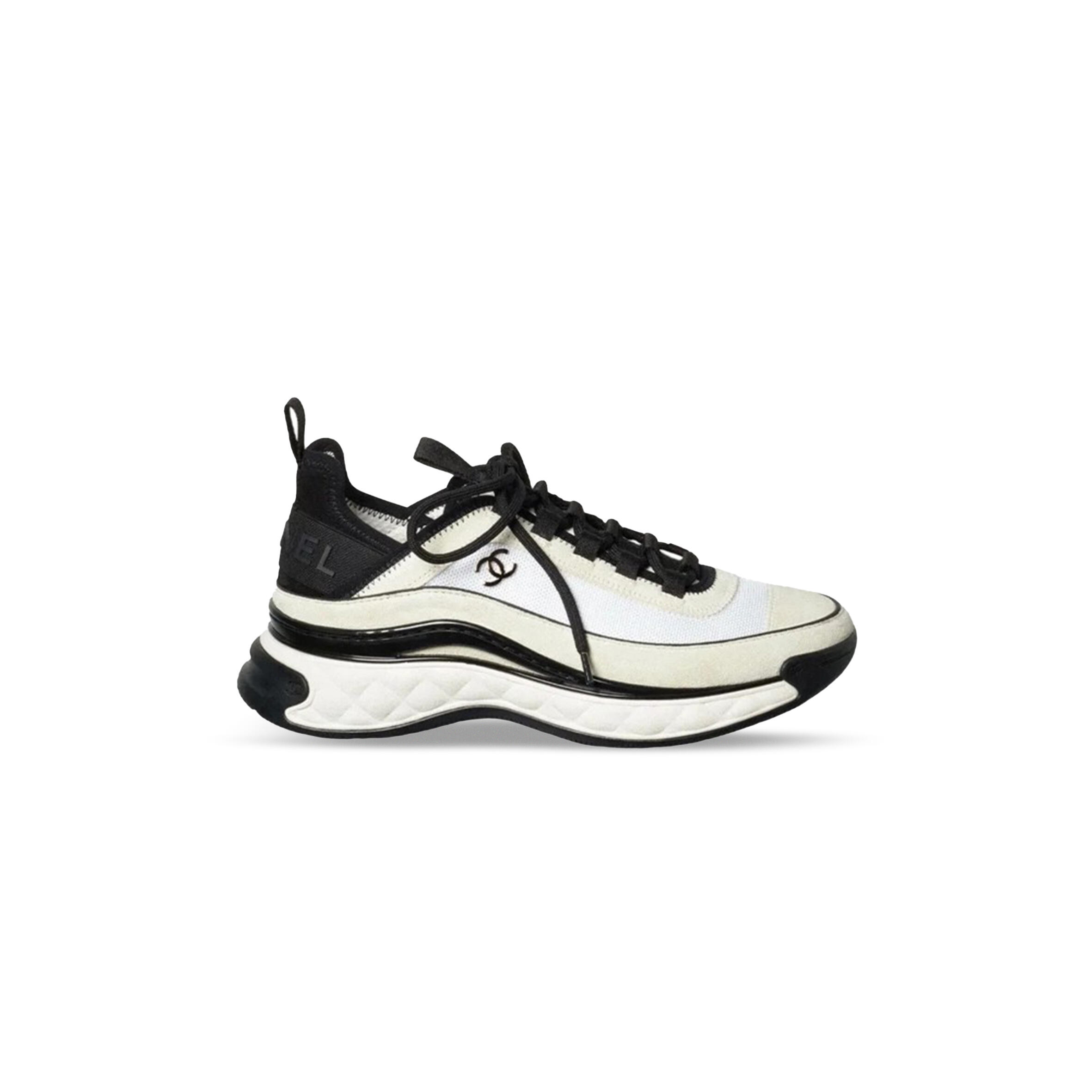 CHANEL SNEAKERS FABRIC & SUEDE CALFSKIN WHITE G39070 Y56144 0Q241